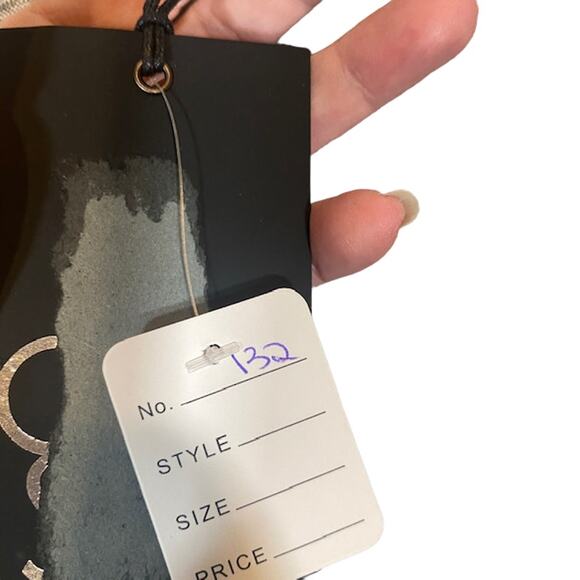 Chaser Gray Sleeveless Dropped Back Faux Wrap Style V-Neck Tank Top Women SZ M - Picture 10 of 10